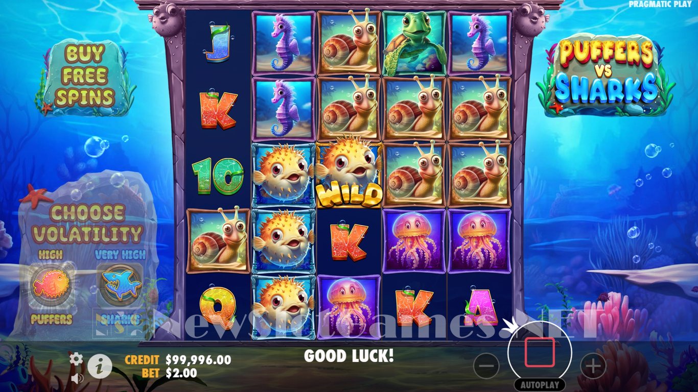 Puffers Vs Sharks Slot Slot Image in Demo - pic. 2