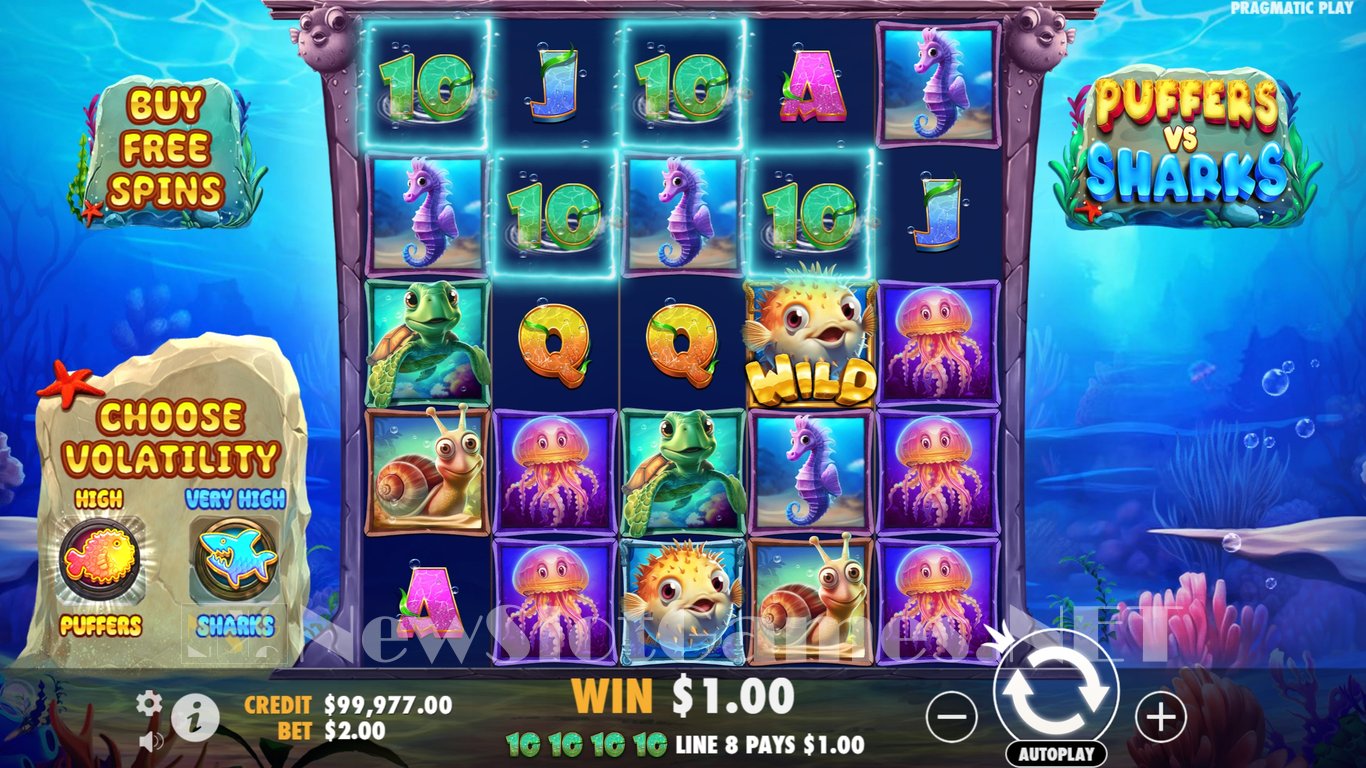 Puffers Vs Sharks Slot Slot Image in Demo - pic. 5