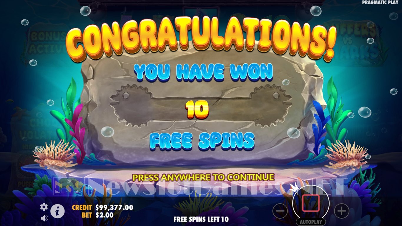 Puffers Vs Sharks Slot Slot Image in Demo - pic. 8