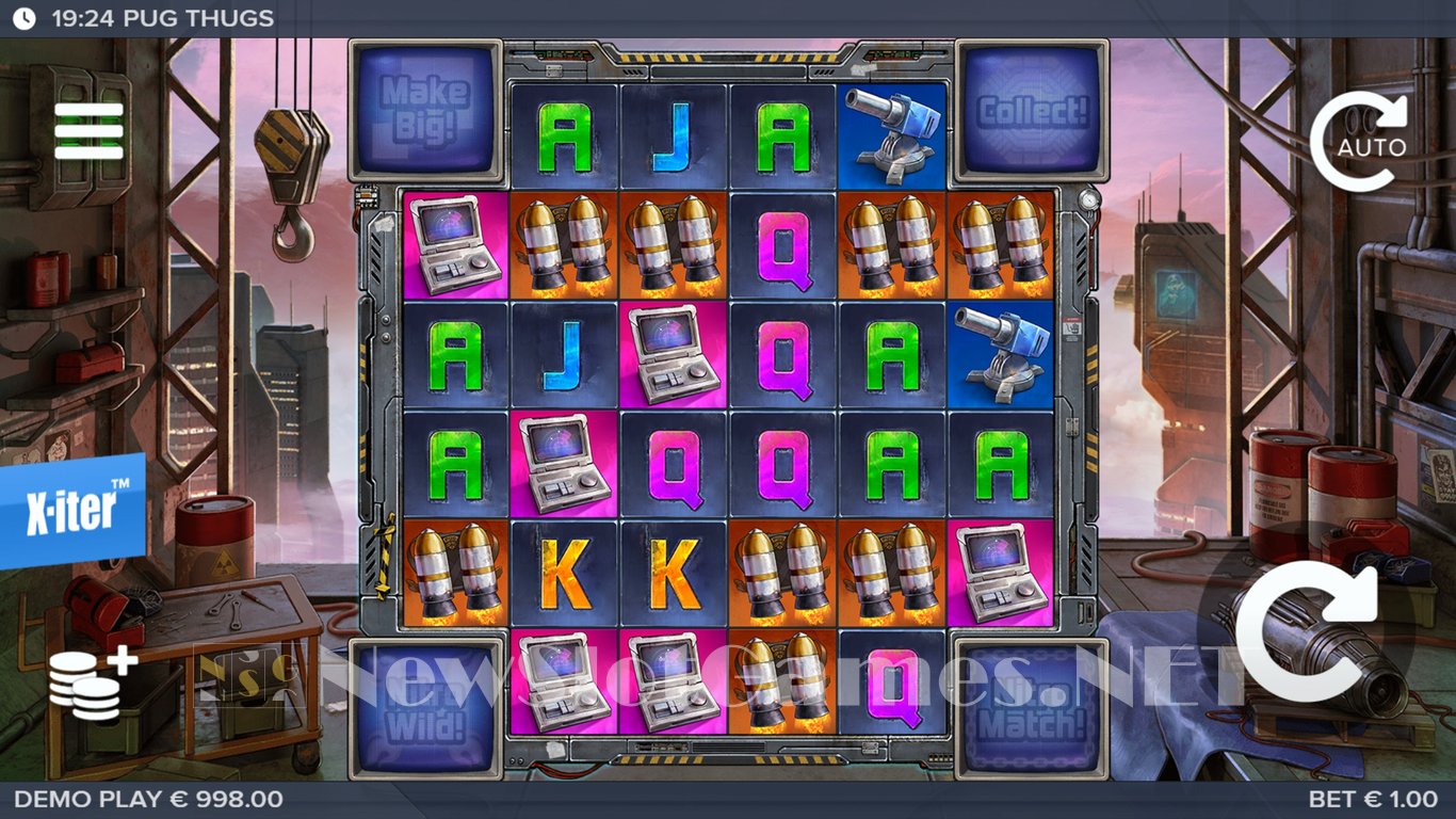 Pug Thugs of Nitropolis Slot Slot Image in Demo - pic. 2