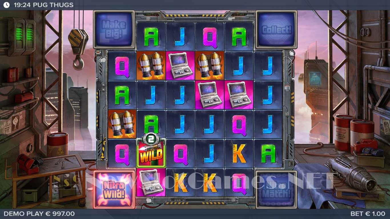Pug Thugs of Nitropolis Slot Slot Image in Demo - pic. 3