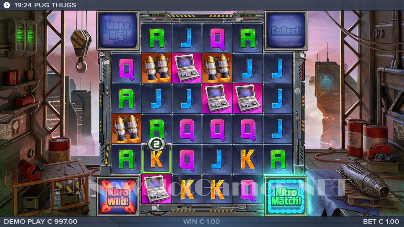 Pug Thugs of Nitropolis Slot Slot Image in Demo - pic. 5