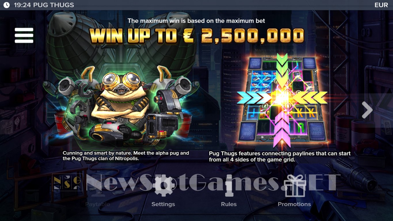 Pug Thugs of Nitropolis Slot Slot Image in Demo - pic. 8
