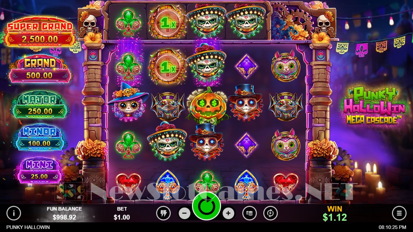 Punky HalloWin Mega Cascade Slot Slot Image in Demo - pic. 4