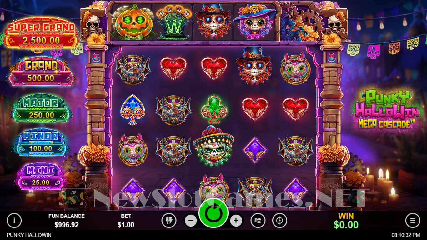 Punky HalloWin Mega Cascade Slot Slot Image in Demo - pic. 5