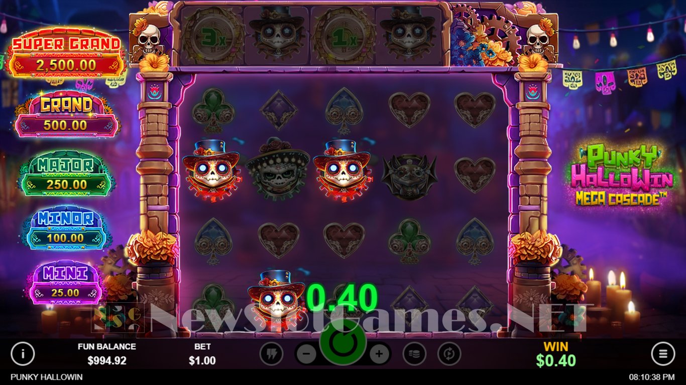 Punky HalloWin Mega Cascade Slot Slot Image in Demo - pic. 6