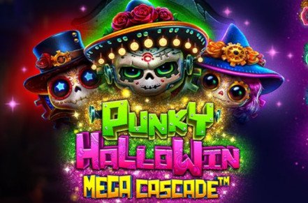 Punky HalloWin Mega Cascade Slot Logo