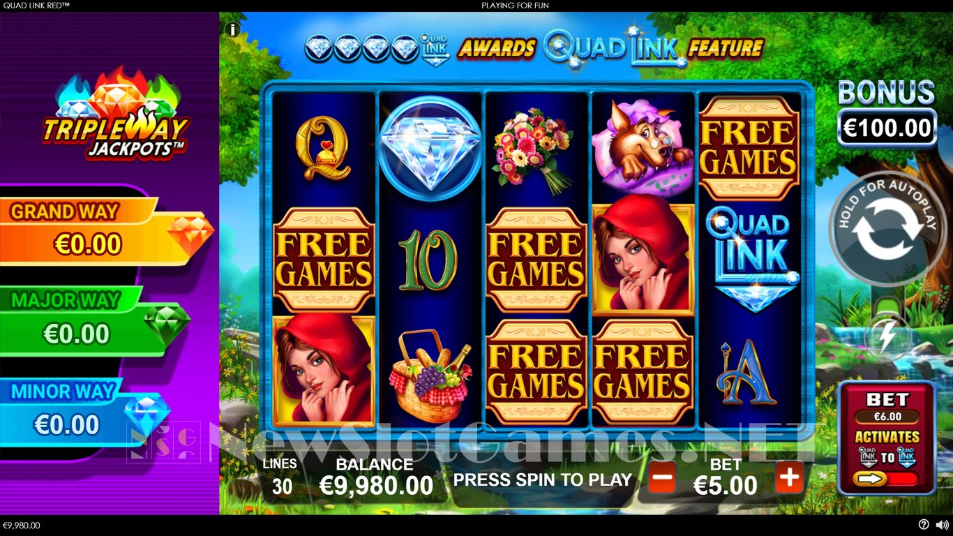 Quad Link Red Slot Slot Image in Demo - pic. 5