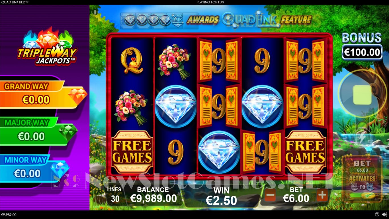 Quad Link Red Slot Slot Image in Demo - pic. 7