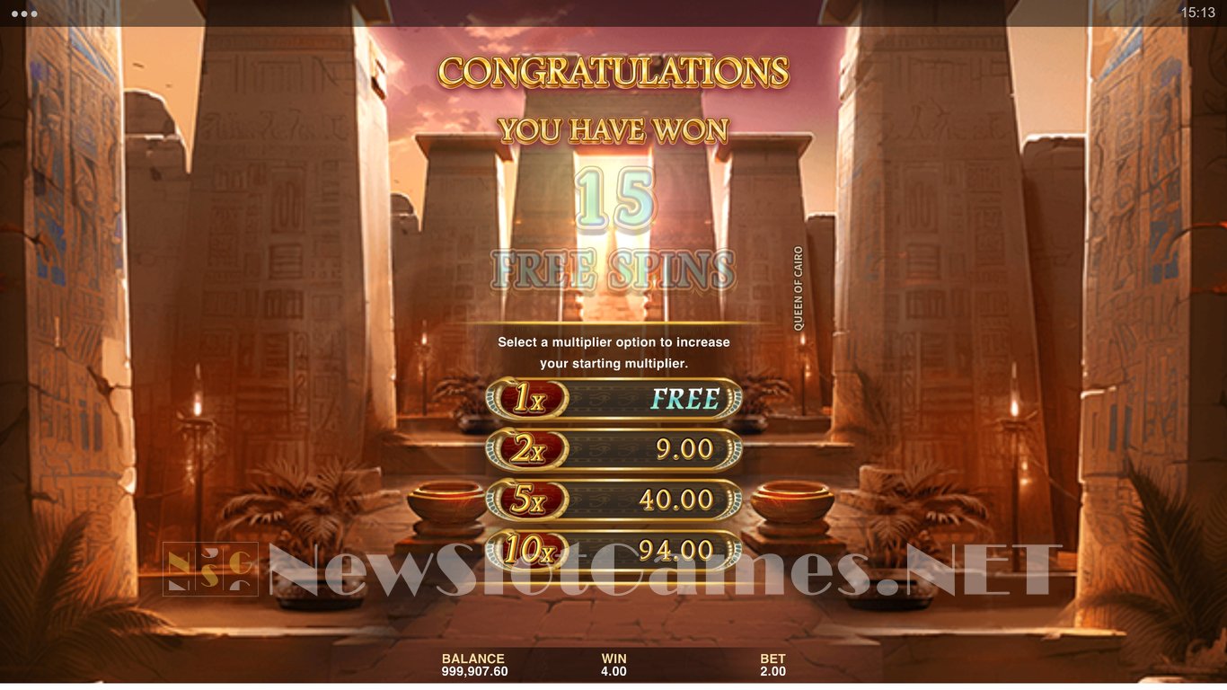 Queen of Cairo Slot Slot Image in Demo - pic. 10