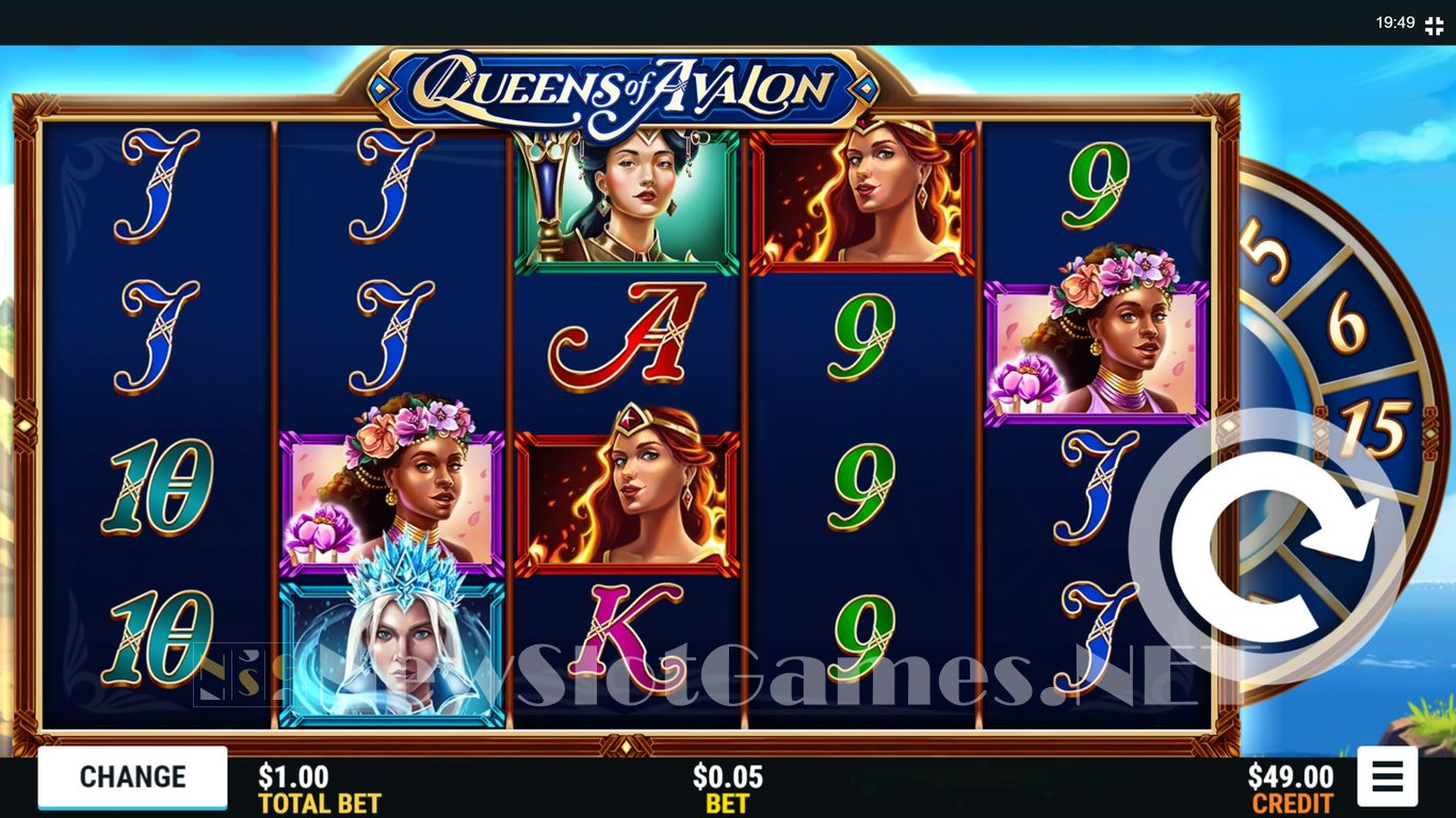 Queens of Avalon Slot Demo Image