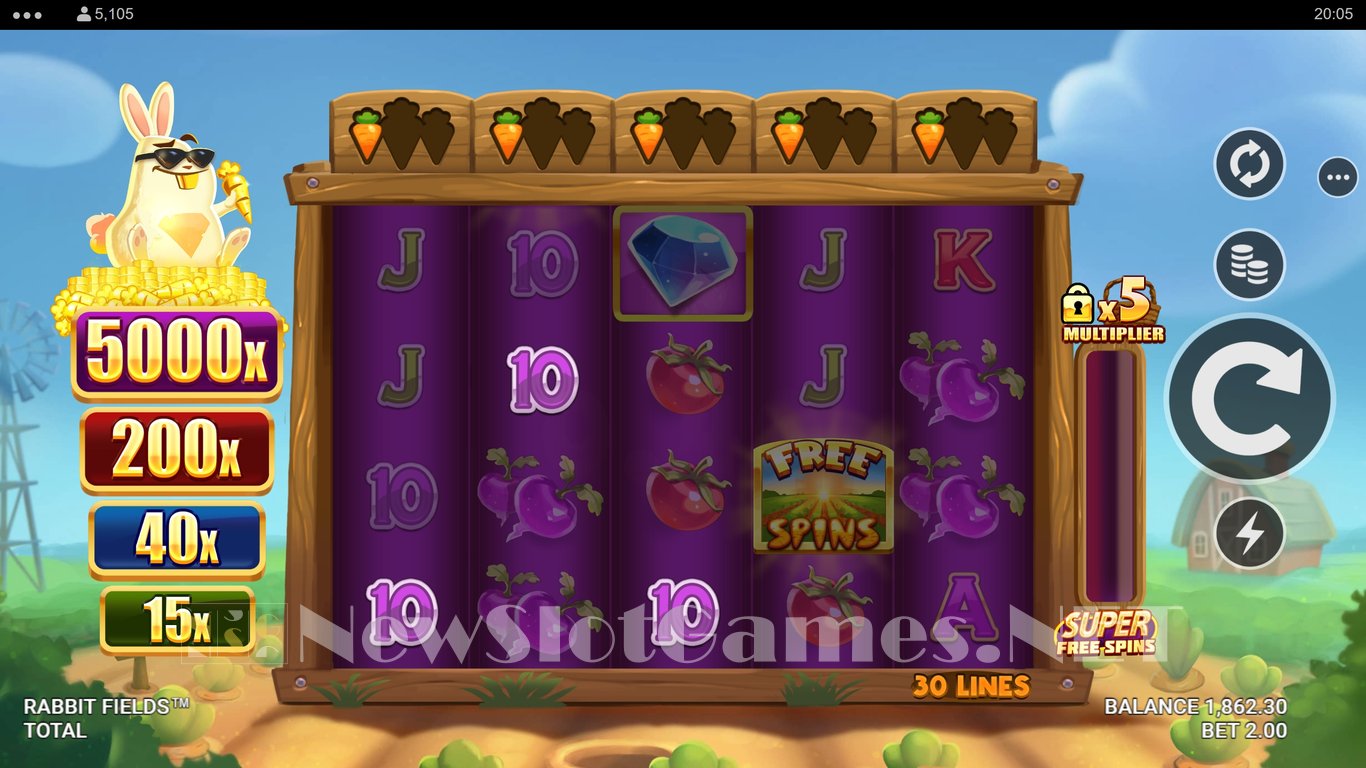 Rabbit Fields Slot Slot Image in Demo - pic. 2