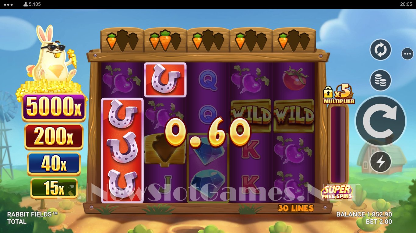 Rabbit Fields Slot Slot Image in Demo - pic. 5