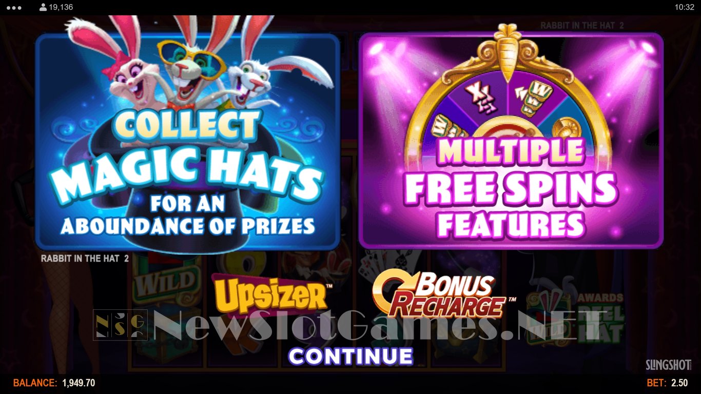 Rabbit In The Hat 2 Slot Demo Image