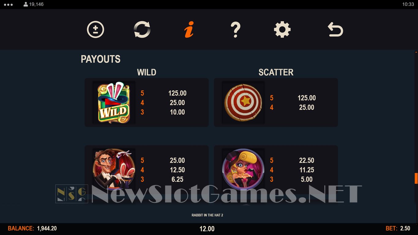 Rabbit In The Hat 2 Slot Slot Image in Demo - pic. 6