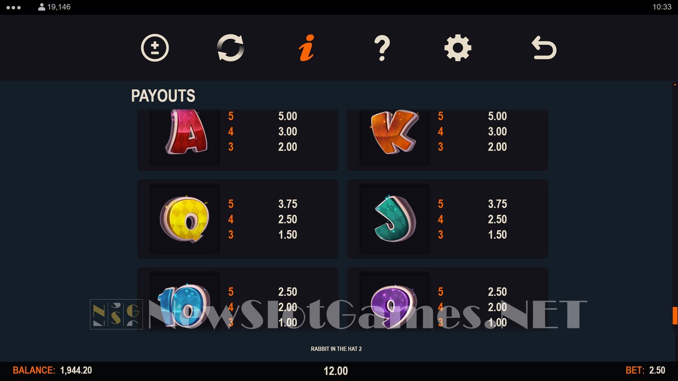 Rabbit In The Hat 2 Slot Slot Image in Demo - pic. 8