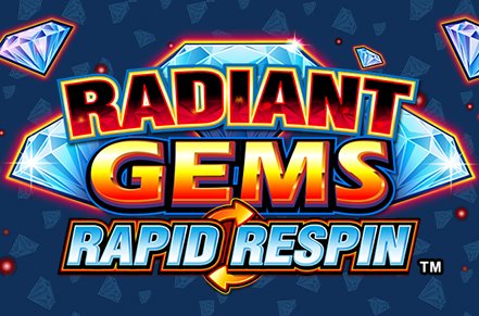 Radiant Gems Rapid Respin Slot Logo