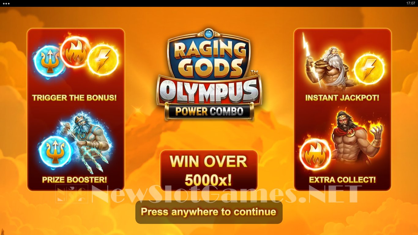 Raging Gods Olympus Slot Demo Image