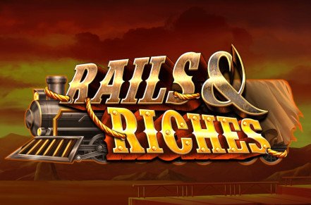Rails & Riches Slot Logo