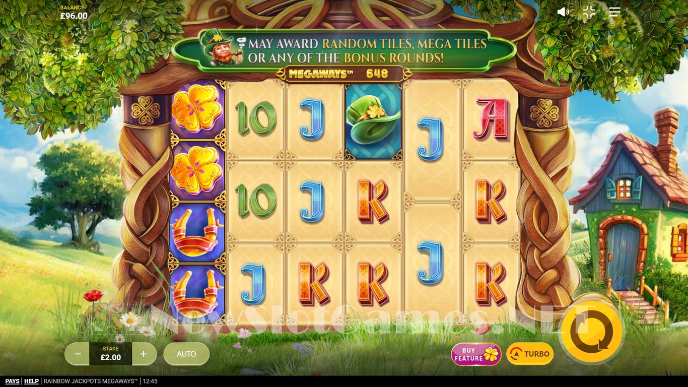 Rainbow Jackpots Megaways Slot Demo Image