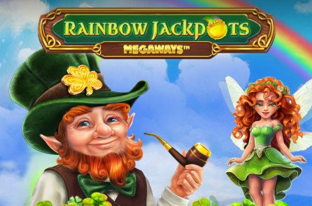 Rainbow Jackpots Megaways Slot Logo