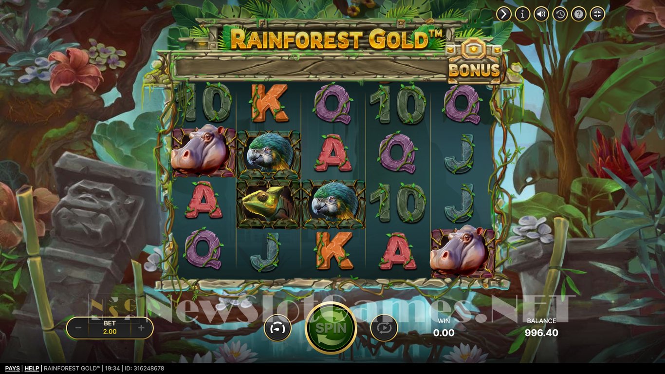 Rainforest Gold Slot Slot Image in Demo - pic. 3
