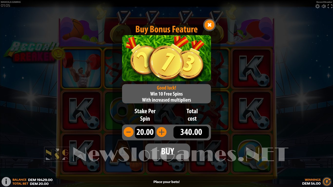 Record Breaker Slot Slot Image in Demo - pic. 4