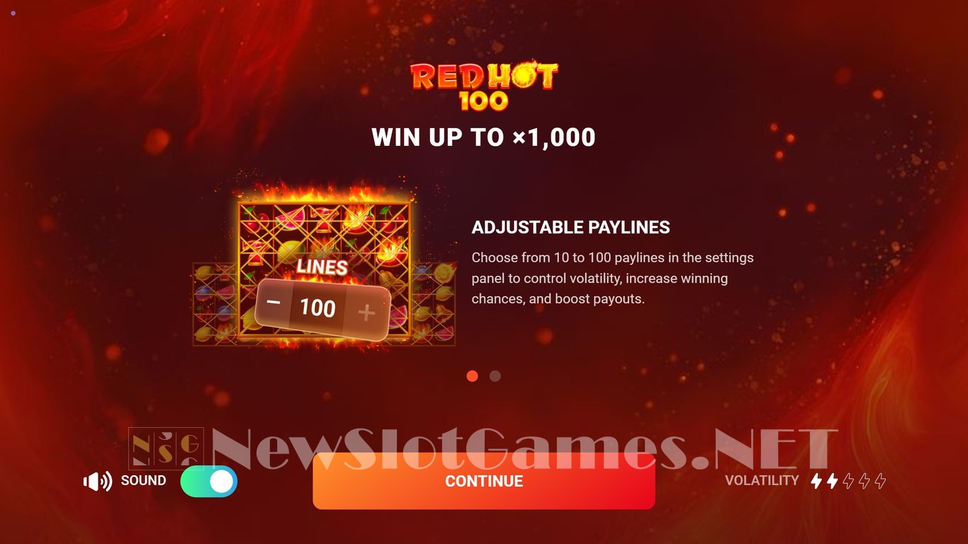 Red Hot 100 Slot Demo Image
