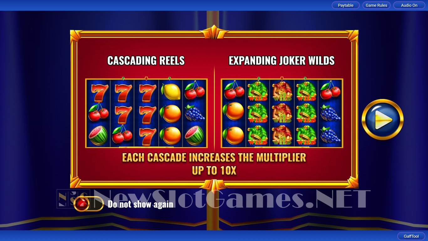 Red Hot Joker Cascade Slot Demo Image