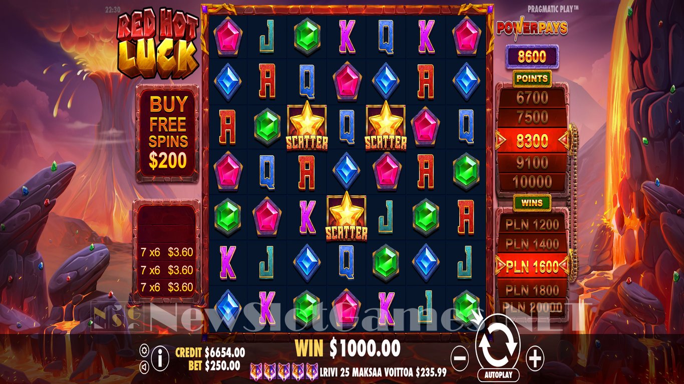 Red Hot Luck Slot Demo Image