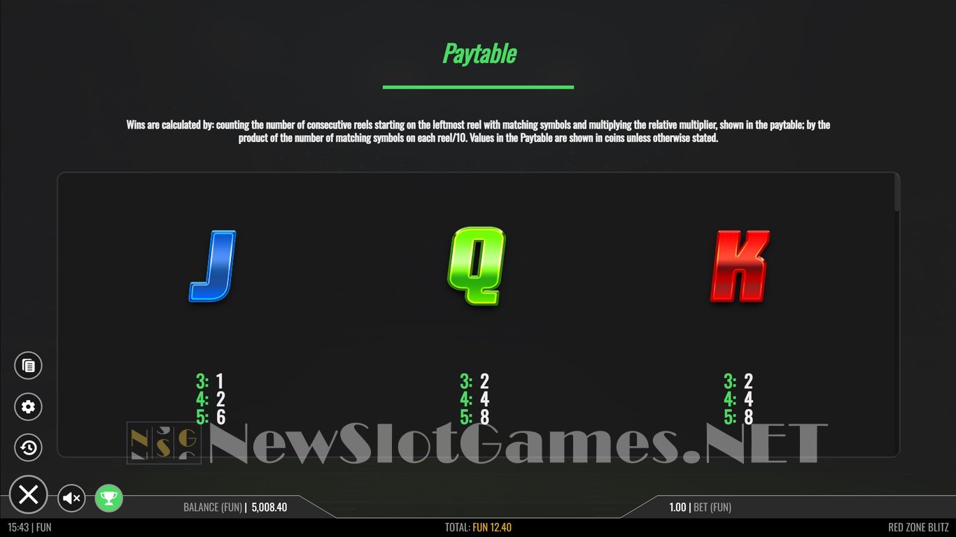 Red Zone Blitz Slot Slot Image in Demo - pic. 6