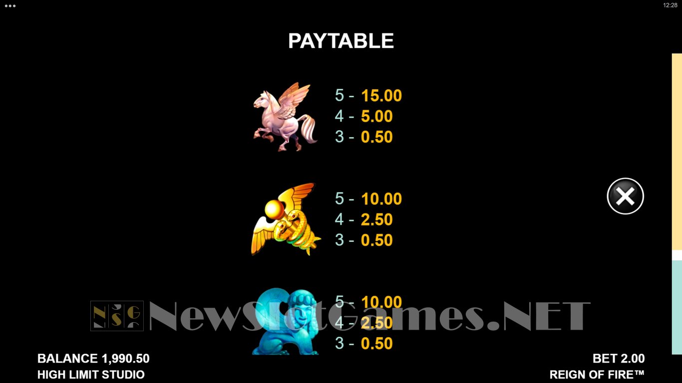 Reign of Fire Slot Slot Image in Demo - pic. 8
