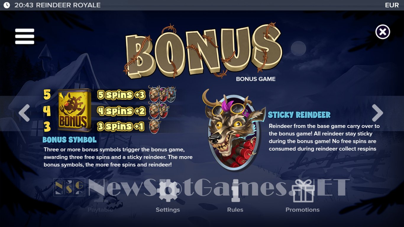 Reindeer Royale Slot Slot Image in Demo - pic. 12