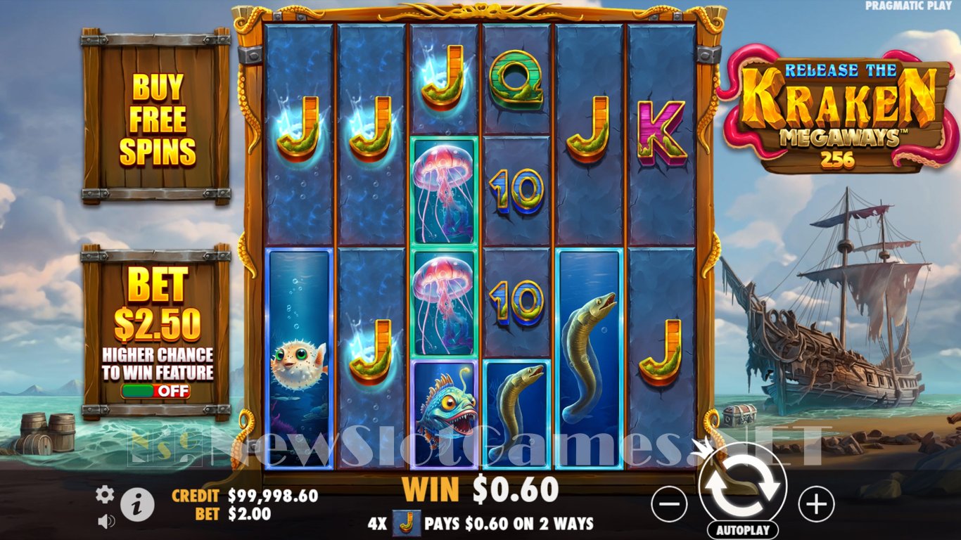 Release the Kraken Megaways Slot Demo Image
