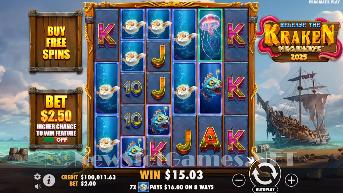 Release the Kraken Megaways Slot Slot Image in Demo - pic. 2