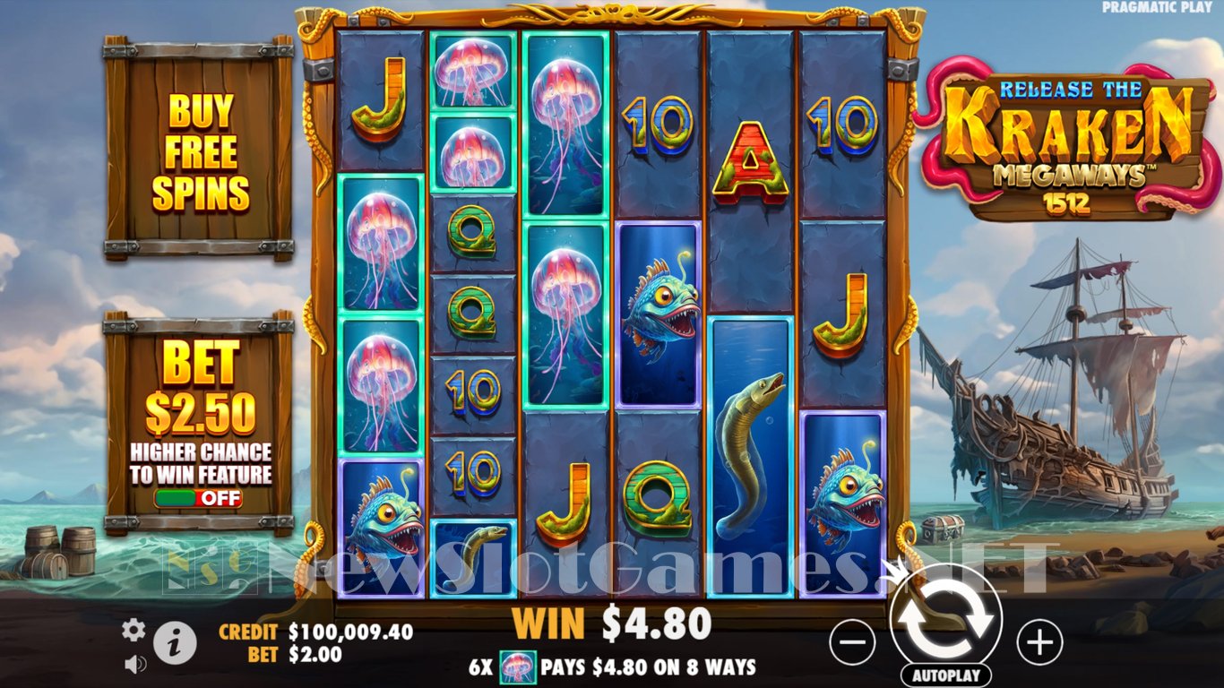 Release the Kraken Megaways Slot Slot Image in Demo - pic. 4