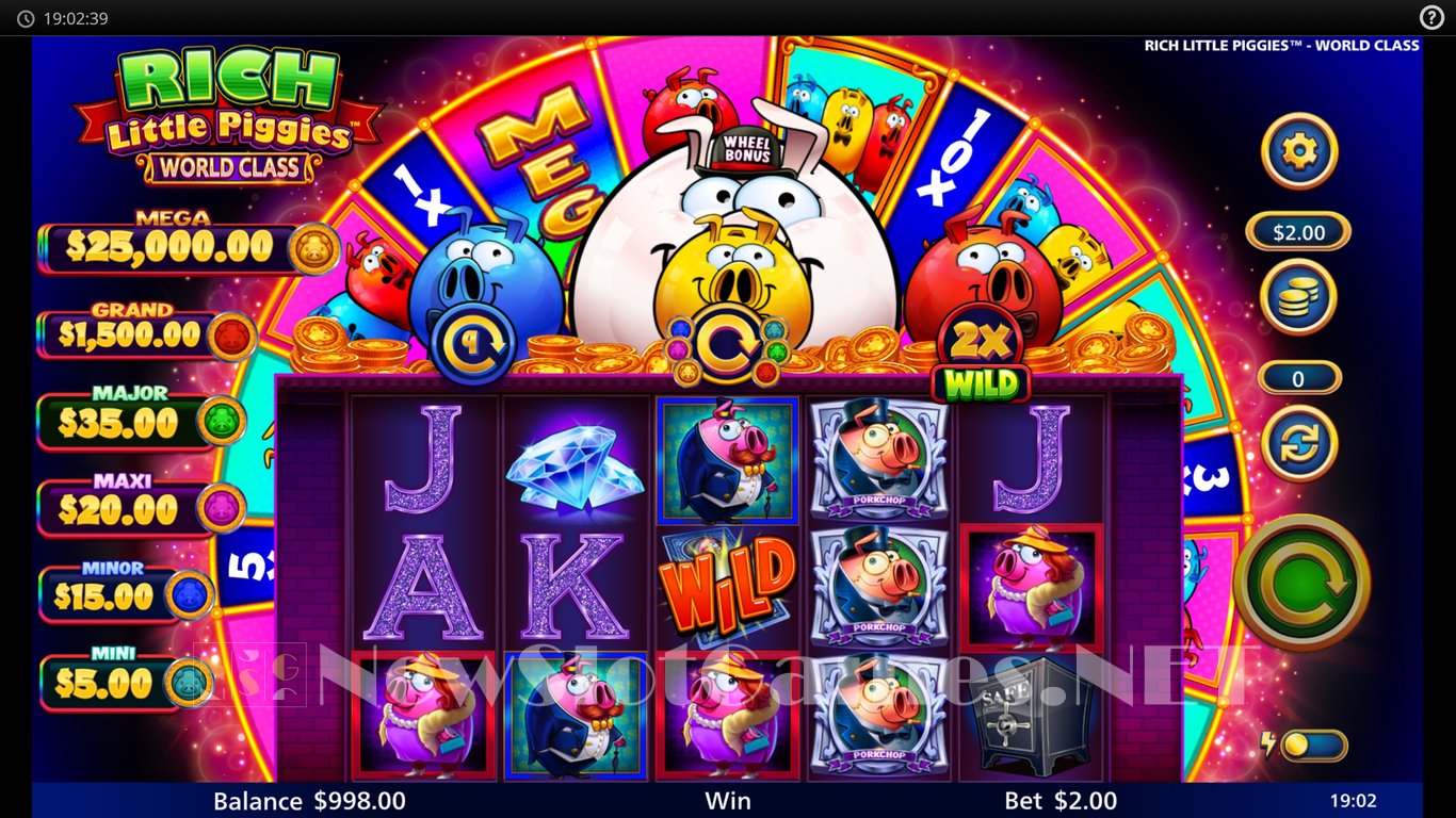 Rich Little Piggies World Class Slot Slot Image in Demo - pic. 2