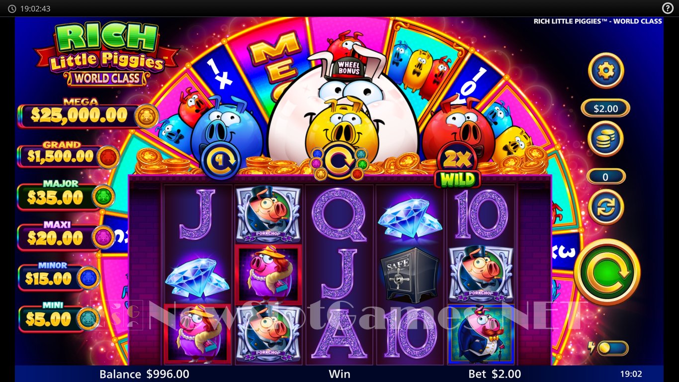 Rich Little Piggies World Class Slot Slot Image in Demo - pic. 3