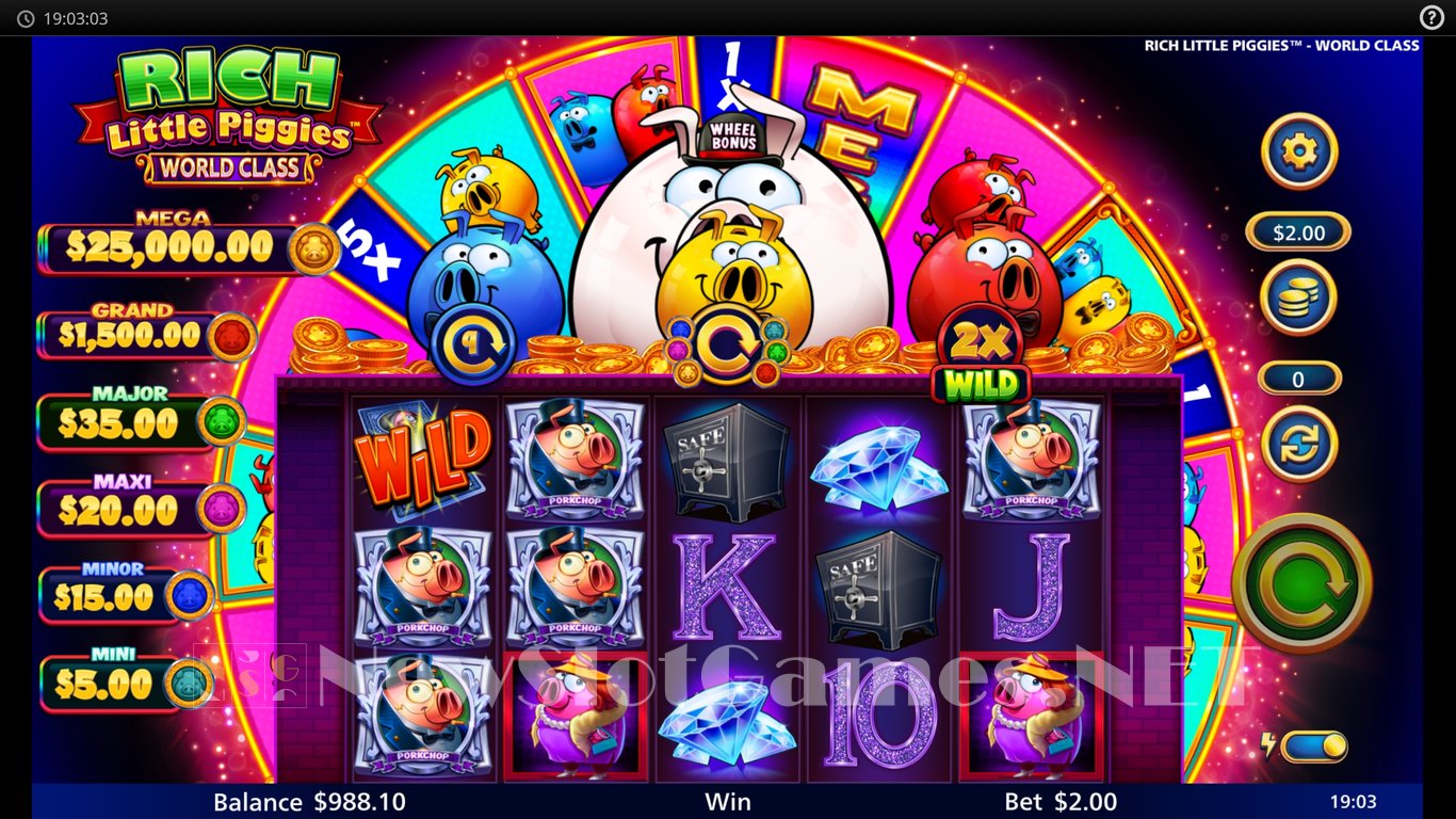 Rich Little Piggies World Class Slot Slot Image in Demo - pic. 6