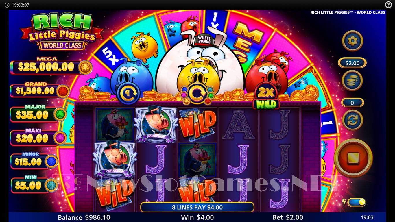 Rich Little Piggies World Class Slot Slot Image in Demo - pic. 7