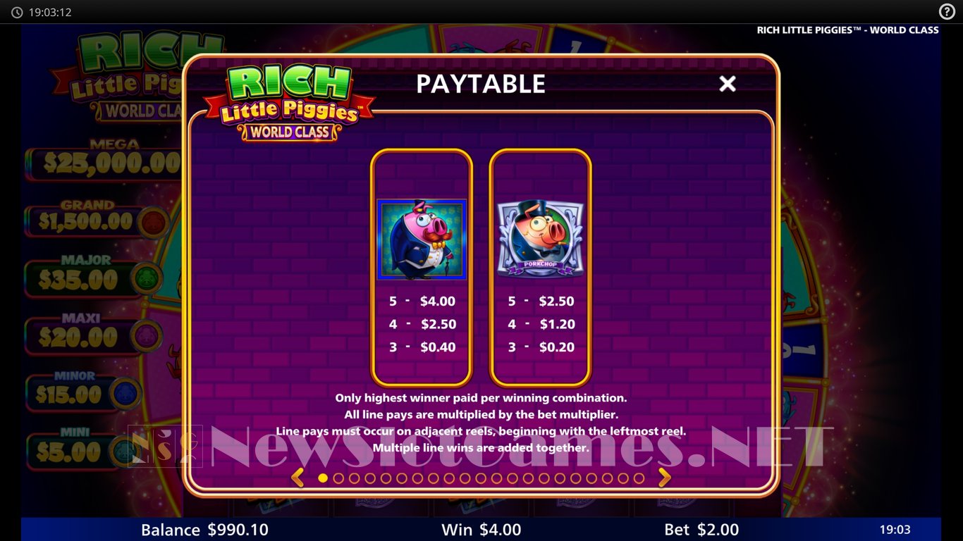 Rich Little Piggies World Class Slot Slot Image in Demo - pic. 8