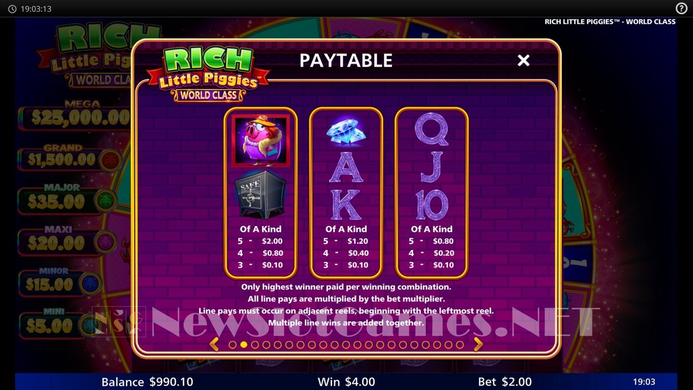 Rich Little Piggies World Class Slot Slot Image in Demo - pic. 9