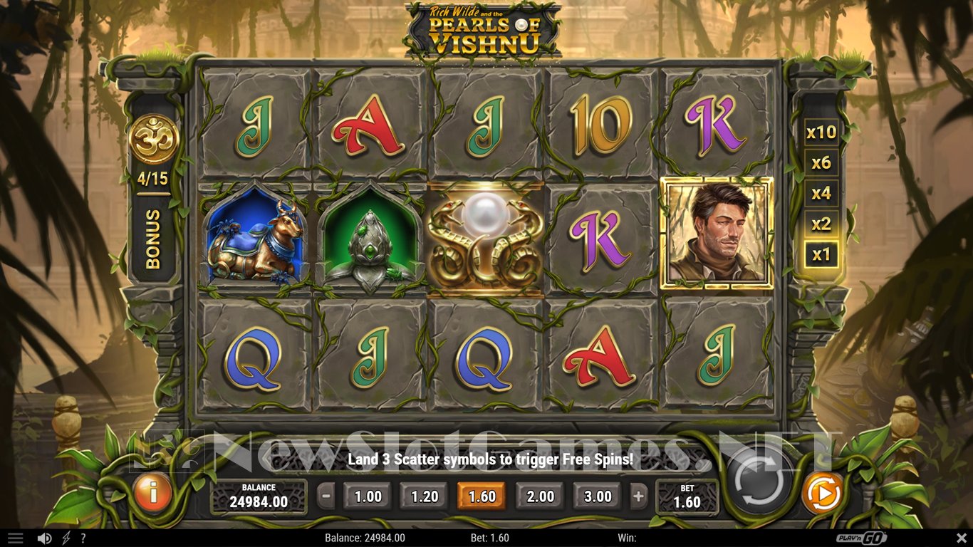 Rich Wilde and the Pearls of Vishnu Slot Slot Image in Demo - pic. 4