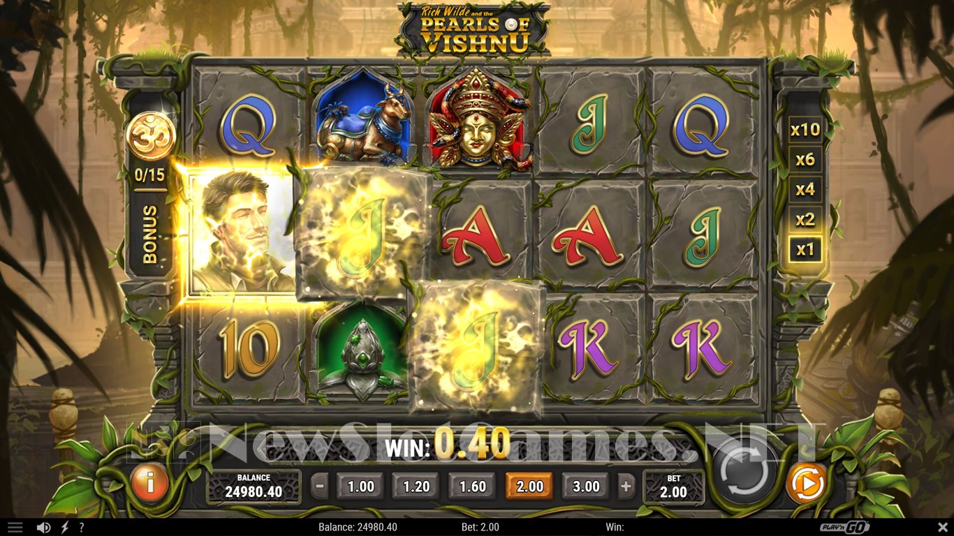Rich Wilde and the Pearls of Vishnu Slot Slot Image in Demo - pic. 5