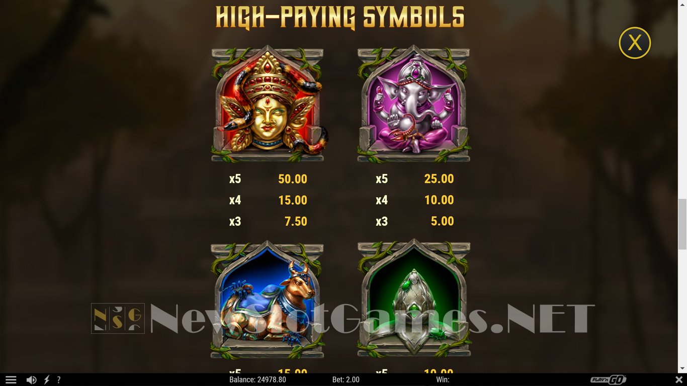 Rich Wilde and the Pearls of Vishnu Slot Slot Image in Demo - pic. 7