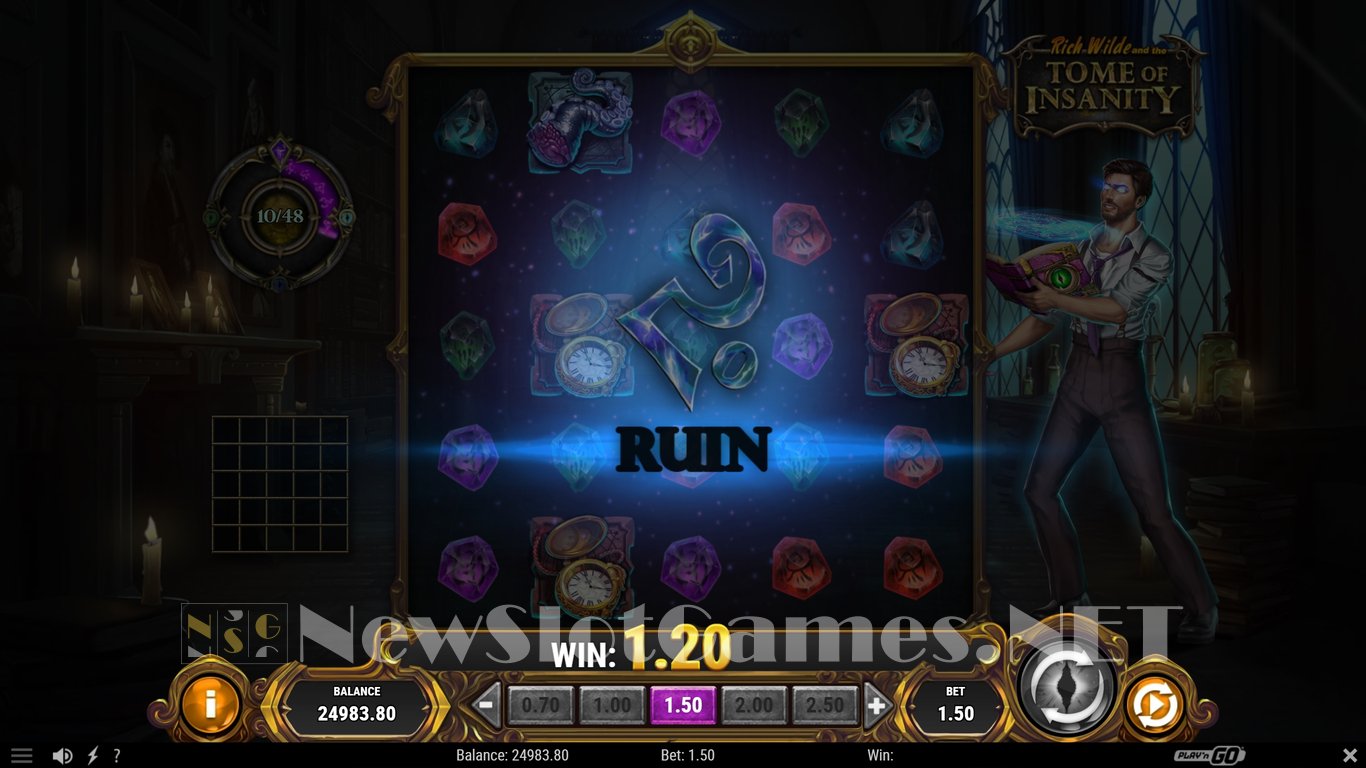 Rich Wilde and the Tome of Insanity Slot Slot Image in Demo - pic. 4