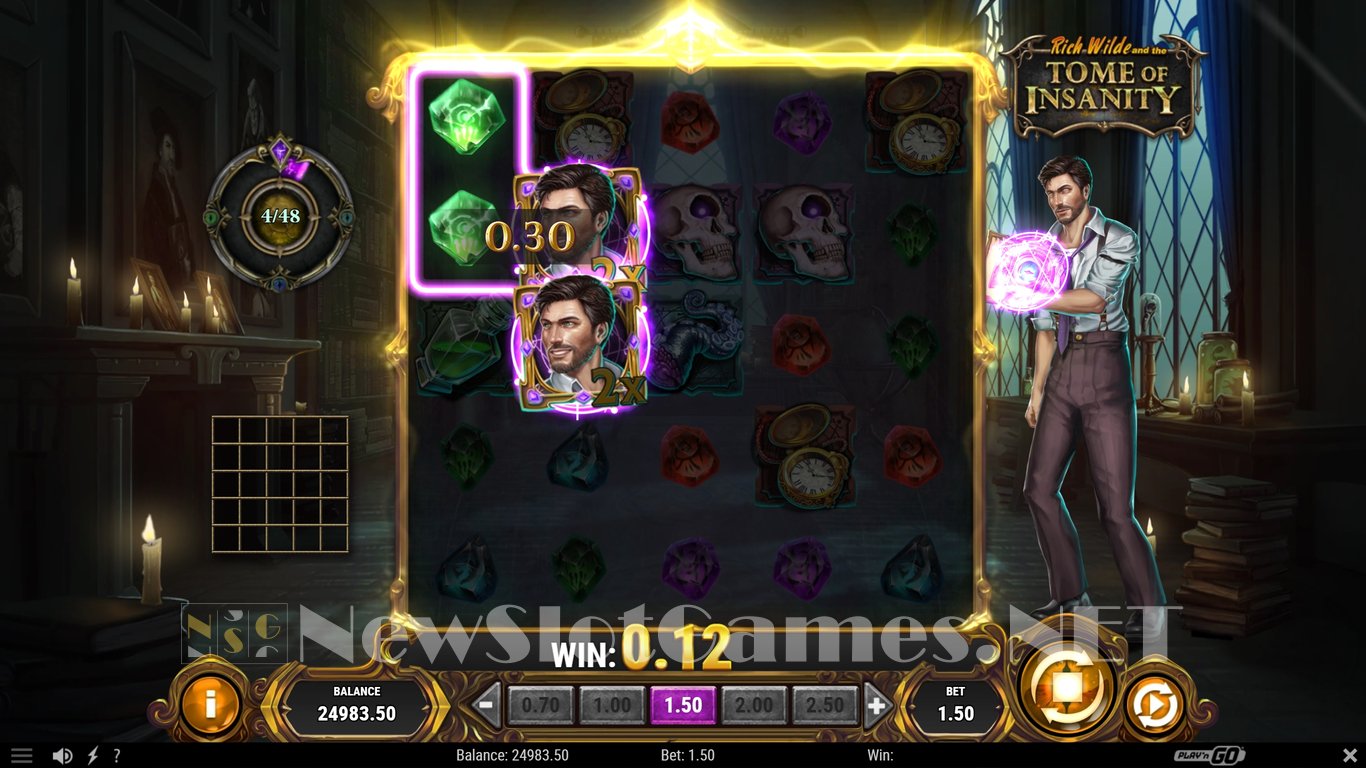 Rich Wilde and the Tome of Insanity Slot Slot Image in Demo - pic. 5