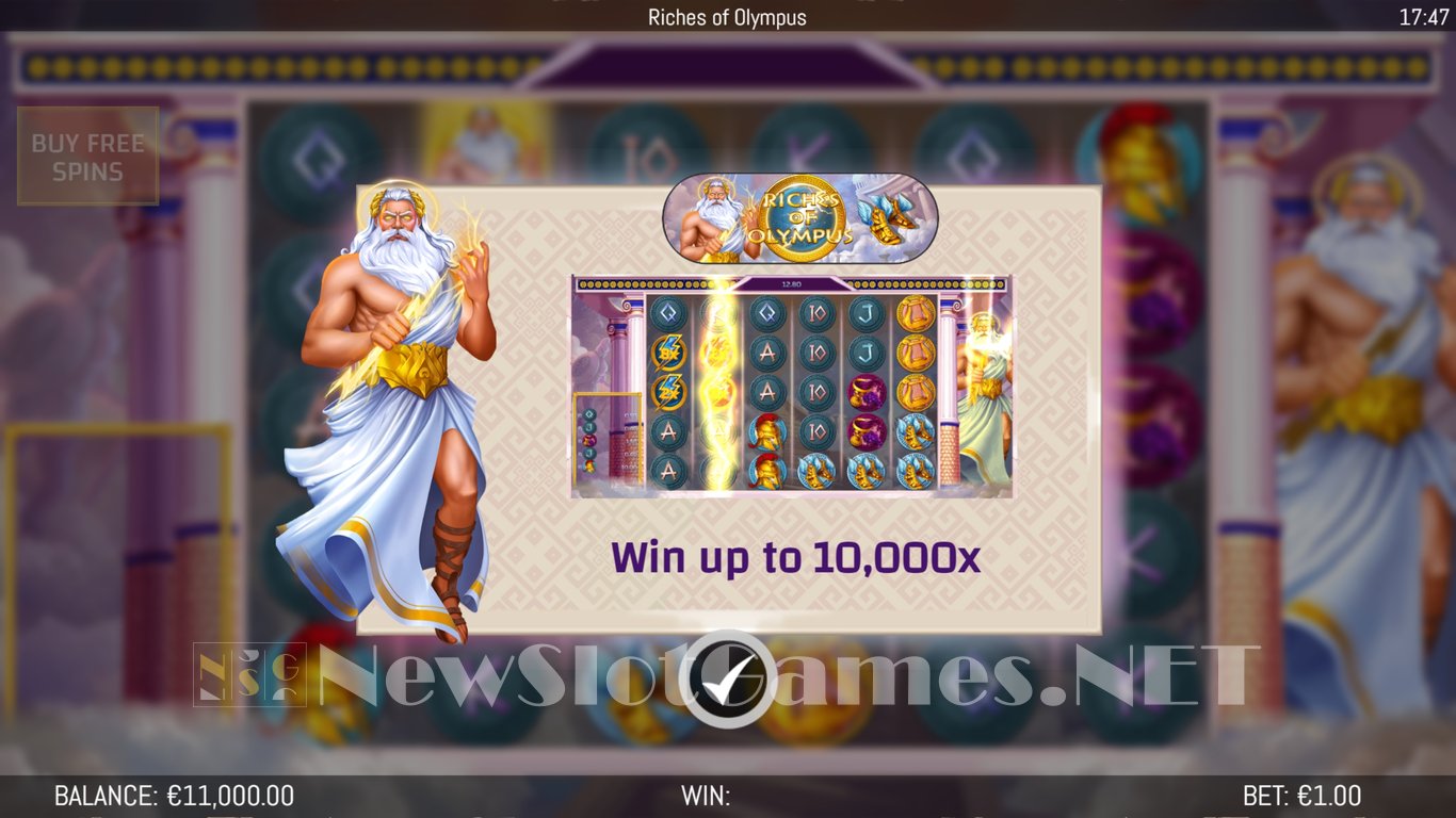 Riches of Olympus Slot Demo Image
