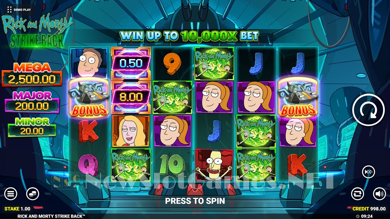 Rick And Morty Strike Back Slot Slot Image in Demo - pic. 3