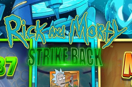 Rick And Morty Strike Back Slot Logo